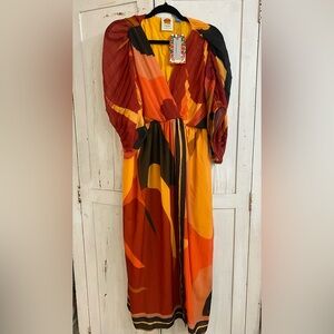 FARM Rio Multicolor Abstract Dress
